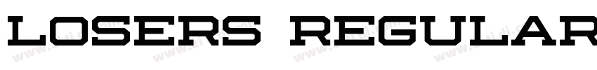 Losers Regular字体转换